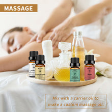 Load image into Gallery viewer, 6 Pack Essential Oils Set(Jasmine Lemon Vetiver Rose Frankincense Sandalwood)
