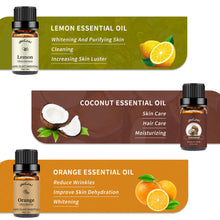 Load image into Gallery viewer, 6 Pack Essential Oils Set(Neroli Peppermint Lavender Lemon Orange Coconut)