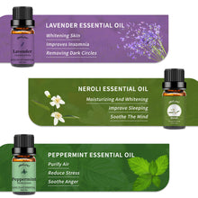 Load image into Gallery viewer, 6 Pack Essential Oils Set(Neroli Peppermint Lavender Lemon Orange Coconut)