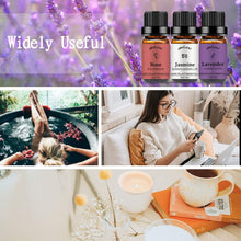 Load image into Gallery viewer, Jasmine Rose Lavender Essential Oil Set