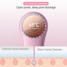 Load image into Gallery viewer, New Design Electric Heat Cool Deep Cleansing Facial Brush Face Cleaning Beauty Personal Care Home Use Tool Beauty Equipment
