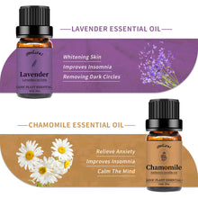 Load image into Gallery viewer, 4 Pack Essential Oils Set (Chamomile,Peppermint,Tea Tree,Lavender)
