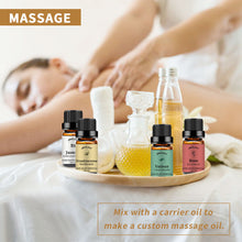 Load image into Gallery viewer, 6 Pack Essential Oils Set(Jasmine Lemon Vetiver Rose Frankincense Sandalwood)
